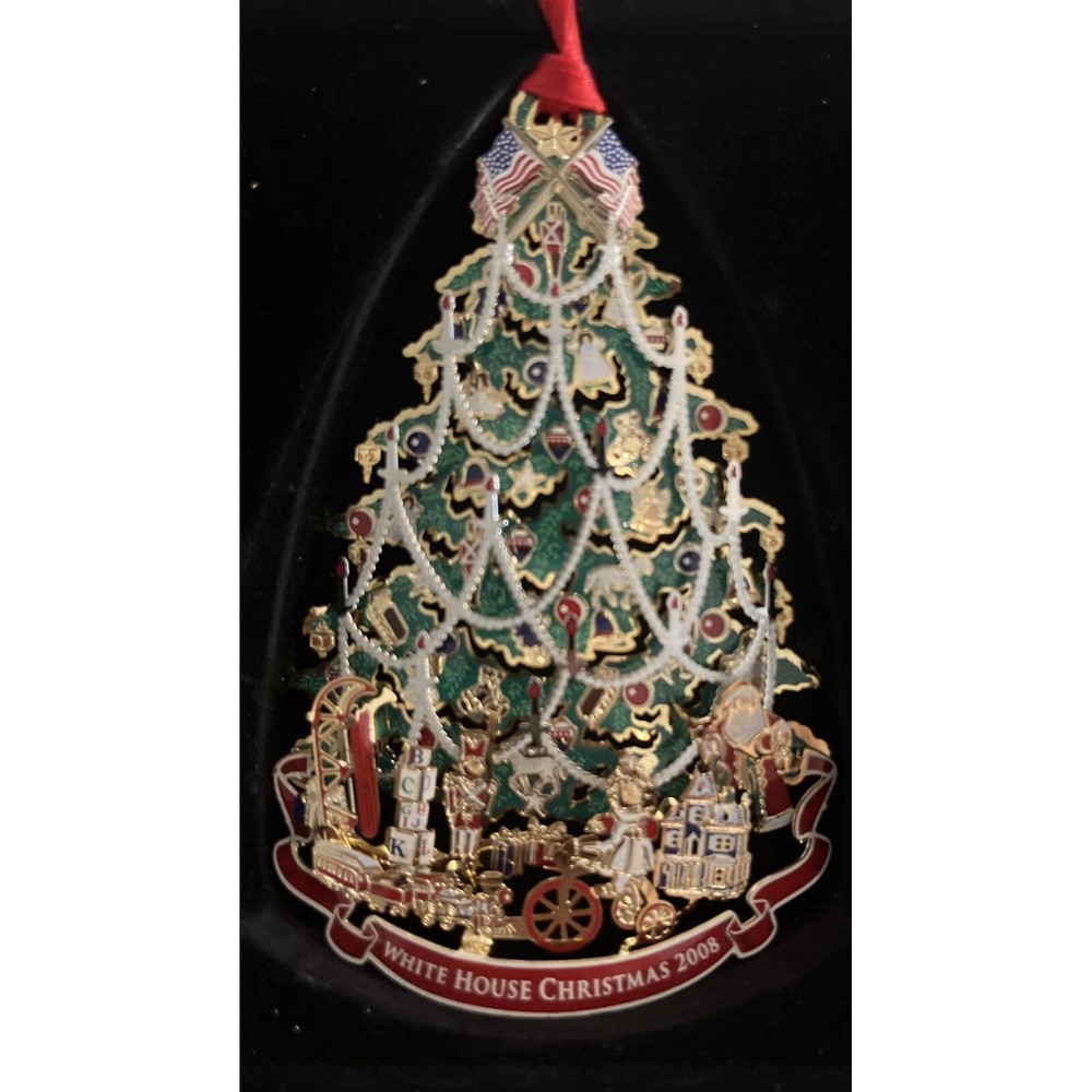 2008 The White House Historical Association Christmas Ornament- In Box!